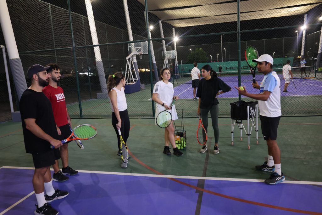 Tennis Coaching Classes & Lessons in Dubai For Adults, Beginners, Group, Private and Ladies